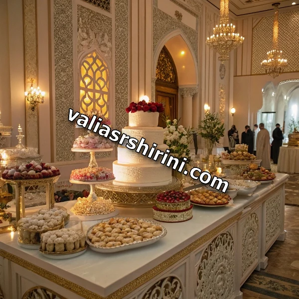 سفارش شیرینی مراسم عروسی در گلبهار